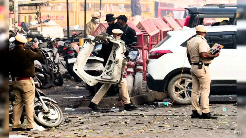 The blast took place near the Red Fort Metro station on November 10 (Photo: PTI)