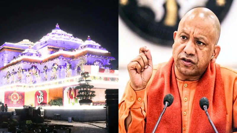 CM Yogi Adityanath to Inspect Shri Ram Janmabhoomi Temple on Tuesday (Photo: ANI)