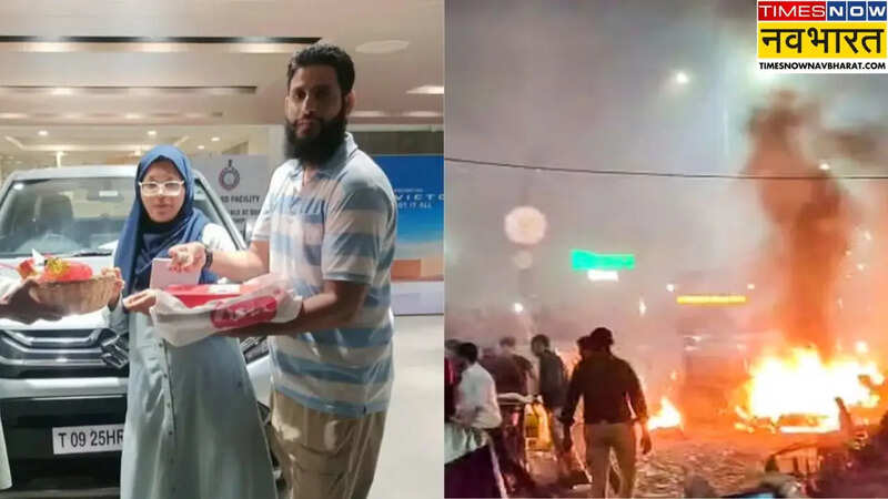 red fort blast Brezza Car