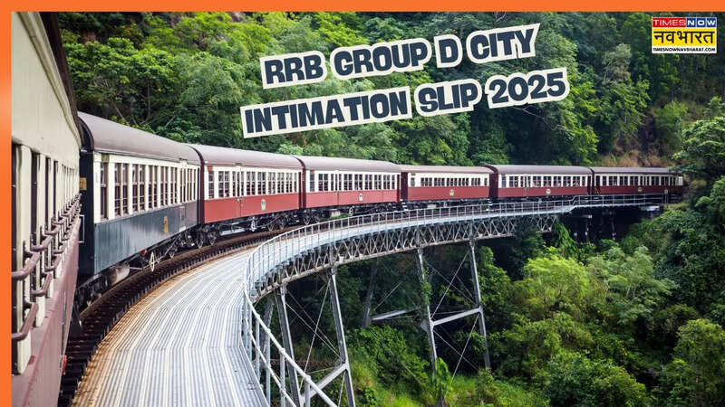 rrb group d exam city slip
