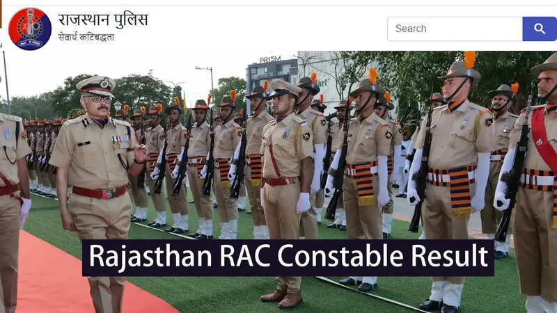 Rajasthan RAC Constable Result out
