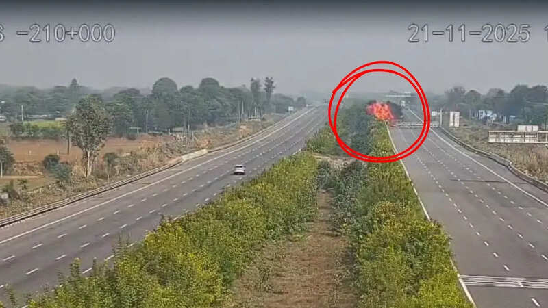 dausa accident video