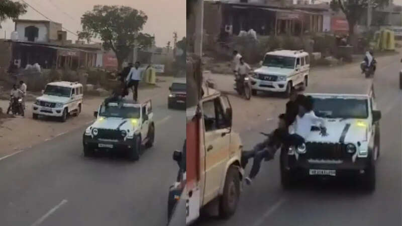 Viral Thar stunt video