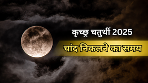 Moon Rise Time Today 2025: कृच्छ्र चतुर्थी का चांद आज कितने बजे निकलेगा? जानें आपके शहर में चंद्रोदय का सही समय