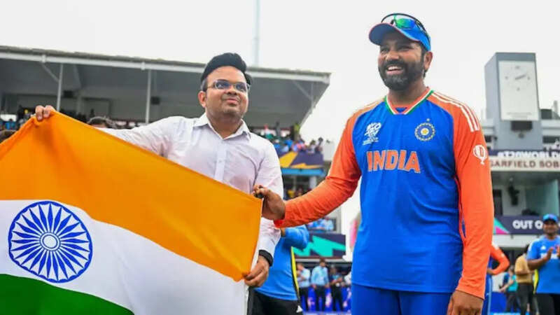 Rohit Sharma Jay Shah PTI