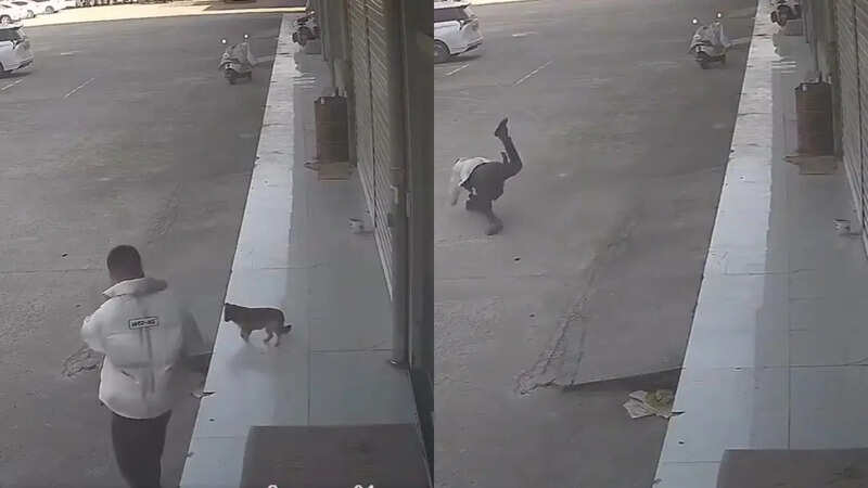 घटना का वीडियो सीसीटीवी में हुआ रिकॉर्ड