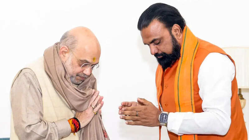 amit shah and Samrat Choudhary