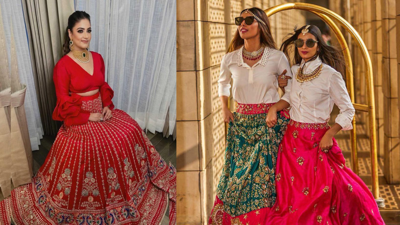 Ways To Restyle Your Wedding Lehenga (pic credit: pinterest)