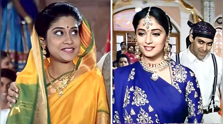 Hum Aapke Hain Koun..! Cast Then and Now: 31 साल पहले ऐसी दिखती थी सलमान खान की ऑनस्क्रीन भाभी, माधुरी के चेहरे पर दिखने लगी हैं झुर्रियां