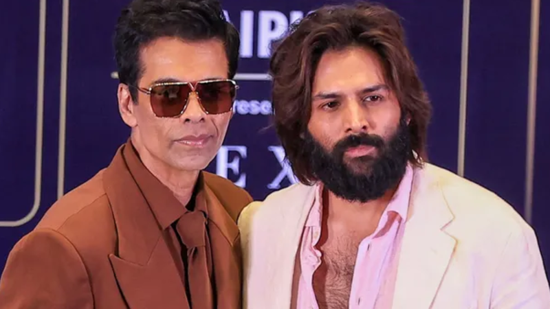 Karan Johar and Kartik Aaryan
