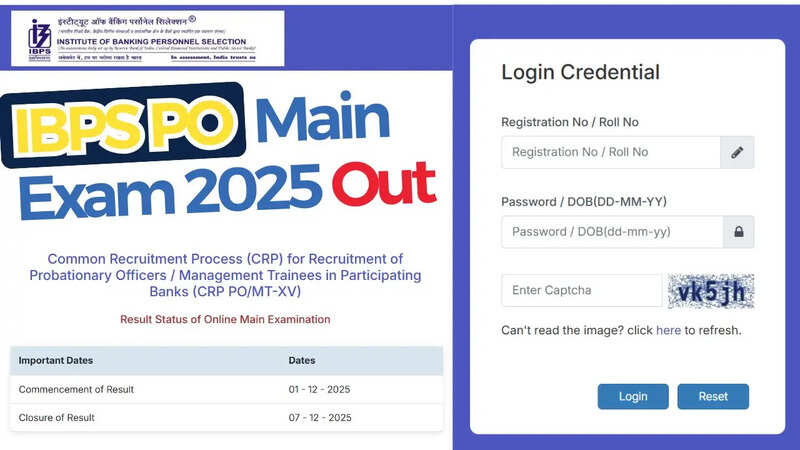 IBPS PO Main Exam 2025 Out