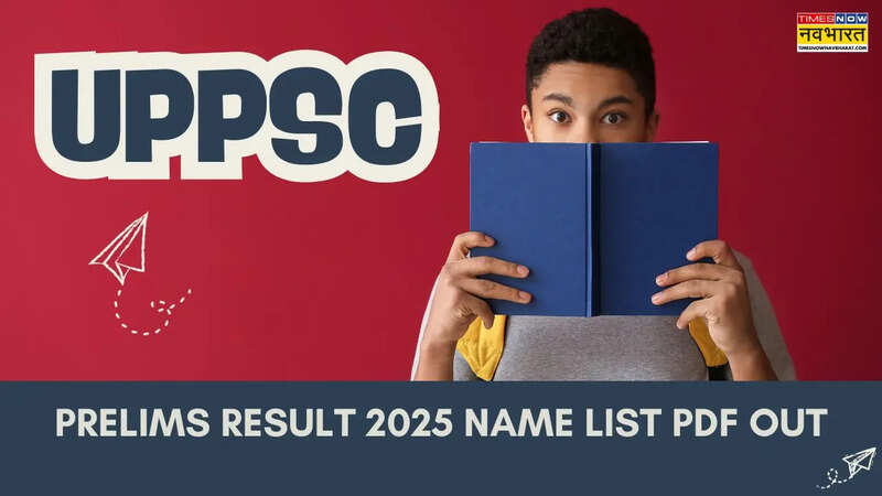 UPPSC Prelims Result 2025 Name List PDF
