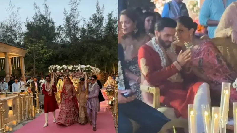 Ranveer-Deepika attend Cousin's Wedding