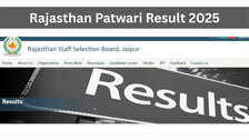 Rajasthan Patwari Result 2025: राजस्थान पटवारी भर्ती परीक्षा का रिजल्ट, rssb.rajasthan.gov.in से करें चेक