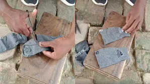 शख्स ने मोजे से बना दिए दस्ताने, बंदे का 20 रुपए वाला जुगाड़ू हैक हुआ वायरल