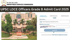 UPSC LDCE Officers Grade B Admit Card 2025 Released: जारी हुआ यूपीएससी एलडीसीई ऑफिसर्स ग्रेड बी परीक्षा का एडमिट कार्ड, ऐसे करें डाउनलोड
