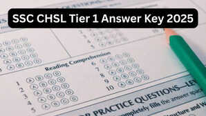 SSC CHSL Tier 1 Answer Key 2025 Released: जारी हुई एसएससी सीएचएसएल टियर 1 आंसर की, ऐसे कर सकेंगे डाउनलोड
