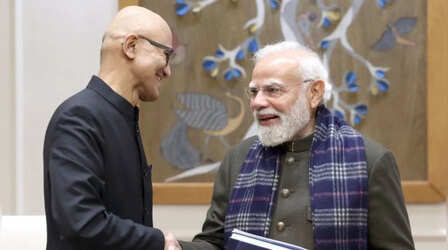 Microsoft भारत में करेगा $17.5 बिलियन का निवेश, पीएम मोदी से मुलाकात के बाद सत्य नडेला की घोषणा