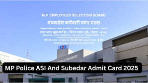 MP Police ASI And Subedar Admit Card 2025 Released: जारी हुआ एमपी पुलिस असिस्टेंट सब इंस्पेक्टर और सूबेदार भर्ती परीक्षा का एडमिट कार्ड, ऐसे करें डाउनलोड