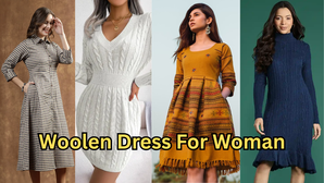 Woolen Dress For Women: स्टाइलिश दिखने के लिए ऑफिस में रोज ऐसी वूलन ड्रेस पहनती हैं मॉर्डन लड़कियां, देखें ट्रेंडिंग Winter Dress Designs