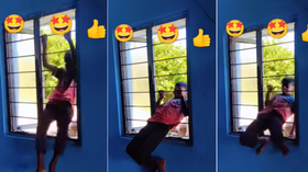 Today Viral Video खिड़की से घुसने के लिए भिड़ाया ऐसा जुगाड़ लोग बोले- इसे 21 तोपों की सलामी दो