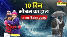 10 दिनों का मौसम : 11,12,13,14,15,16 से 20 दिसंबर तक खतरनाक मौसम का पूर्वानुमान, बारिश, बर्फबारी, शीतलहर बढ़ाएगी आफत की ठंड