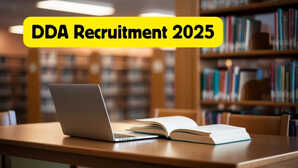 DDA Recruitment 2025: दिल्ली डेवलपमेंट अथॉरिटी ने 1732 पदों पर होने वाली भर्ती के लिए जारी किए प्रवेश पत्र