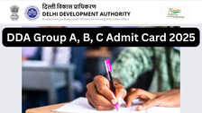 DDA Admit Card 2025 Released: जारी हुआ डीडीए ग्रुप ए, बी और सी भर्ती परीक्षा का एडमिट कार्ड