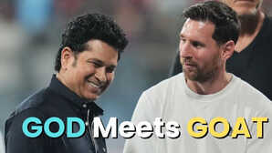 GOAT meets GOD: सचिन तेंदुलकर ने की लियोनल मेसी से मुलाकात, उनकी भारत यात्रा को बताया सुनहरा पल