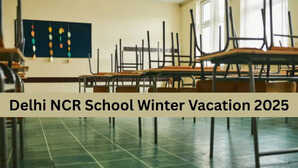 Delhi NCR School Winter Vacation 2025: दिल्ली, नोएडा और गाजियाबाद के स्कूलों में सर्दी की छुट्टियां कब से कब तक हैं, यहां देखें सबसे पहले