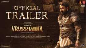 Vrusshabha Official Trailer तलवार उठाकर युद्ध के मैदान में उतरे मोहनलाल देखें ट्रेलर
