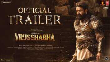 Vrusshabha Official Trailer तलवार उठाकर युद्ध के मैदान में उतरे मोहनलाल देखें ट्रेलर