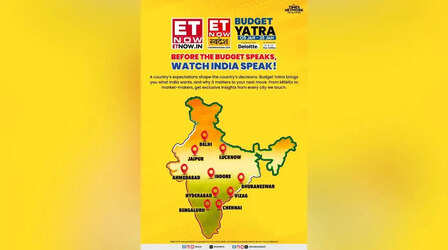 ET NOW और ET NOW Swadesh ने लॉन्च किया Budget Yatra 2026 - बजट से पहले, सुनिए भारत की आवाज