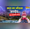 कल का मौसम  60 घंटे आंधी-पानी बरसेगा मूसलाधार शीतलहर-कोहरे से पारा गिरेगा धड़ाम मौसम विभाग का बड़ा अलर्ट