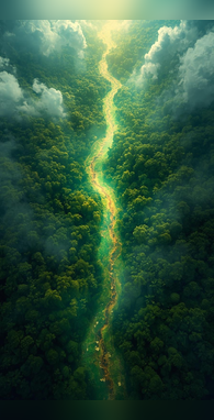 आकाश में बहने वाली नदी जिसमें रहता है समुद्र जितना पानी