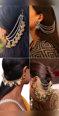 बाली-झुमका हुआ पुराना अब है ऐसे चेन ईयररिंग का जमाना देखें Ear Chain के खूबसूरत डिजाइन