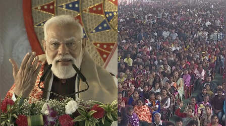 'कांग्रेस ने देश का भरोसा खो दिया', असम में पीएम मोदी बोले- काजीरंगा में मन रहा मुंबई की जीत का जश्न