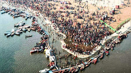 3 करोड़ से ज्यादा श्रद्धालुओं ने मौनी अमावस्या पर लगाई आस्था की डुबकी, घाटों पर अभी भी उमड़ रही भीड़