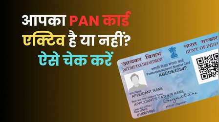 PAN Card: आपका पैन कार्ड एक्टिव है या नहीं, घर बैठे ऐसे चेक करें