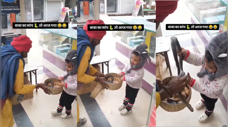 Viral Video: बच्चे को सांप दिखा रहा था सपेरा, फिर मासूम ने जो किया उसने सबका दिल जीत लिया