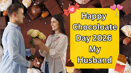 Chocolate Day Wishes For Husband: चॉकलेट के साथ पतिदेव को भेजें ढेर सारा प्यार, देखें- चॉकलेट डे विशेस फॉर हस्बैंड