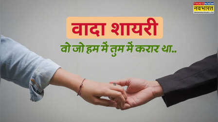 Promise Shayari: 'वो जो हम में तुम में करार था..', पढ़ें वादे पर 20 रोमांटिक शेर, देखें वादा शायरी 2 लाइन