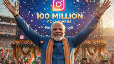 PM Modi ने रचा इतिहास: Instagram पर 10 करोड़ फॉलोअर्स वाले दुनिया के पहले  नेता बने | Times Now Navbharat
