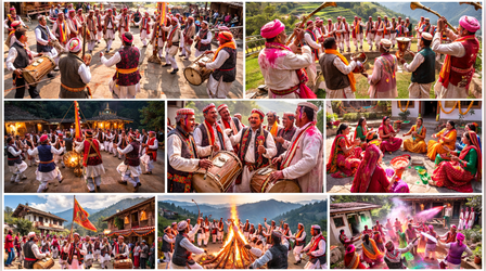खड़ी और बैठकी होली: अनोखी है परपंरा, यहां आंगन-आंगन जाकर गाते हैं होली के गीत