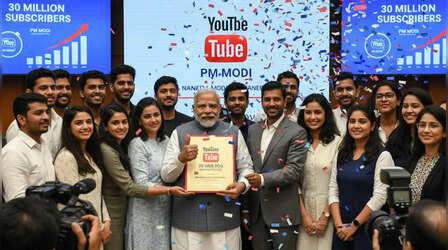 पीएम नरेंद्र मोदी का डिजिटल रिकॉर्ड, YouTube पर 3 करोड़ सब्सक्राइबर्स की फौज