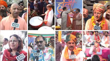 Holi 2026: रंगों में सराबोर सियासत, सीएम योगी, मनीष सिसोदिया समेत देश के कई नेताओं ने उत्साह से मनाई होली