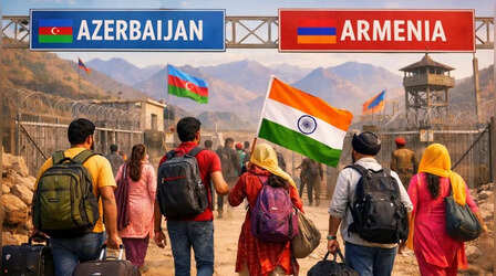 ईरान में फंसे भारतीय सीमा पार कर पहुंचे 'अजरबैजान' और 'आर्मेनिया', 'भारत वापसी' को लेकर MEA ने दिया अपडेट