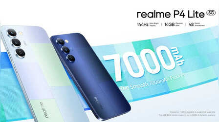 भारत में लॉन्च हुआ Realme P4 Lite 5G, 7,000mAh बैटरी और 144Hz डिस्प्ले से लैस