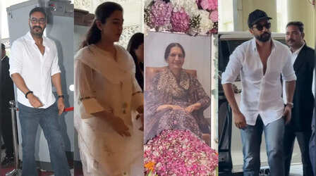 मनीष मल्होत्रा की मां की प्रेयर मीट में पहुंचा पूरा बॉलीवुड, विक्की कौशल से लेकर अजय देवगन ने दी श्रद्धांजलि​