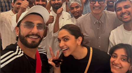 'Dhurandhar 2' की सक्सेस के बाद पत्नी दीपिका संग डोसा डेट पर निकले रणवीर सिंह, फोटोज हुईं वायरल